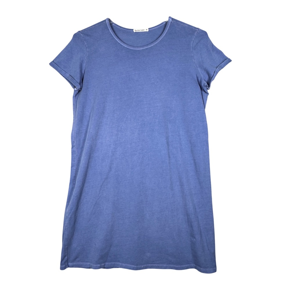 Marine Layer Dress Blue T-Shirt Jersey Casual Comfy Outdoors Normcore Medium